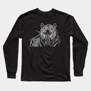 Tiger Electric Silhouette 03 Long Sleeve T-Shirt